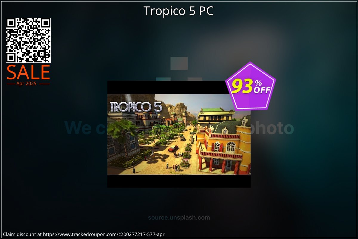 Tropico 5 PC coupon on April Fools' Day offering discount