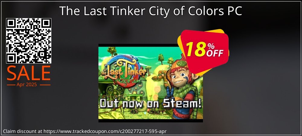 The Last Tinker City of Colors PC coupon on National Walking Day offering discount