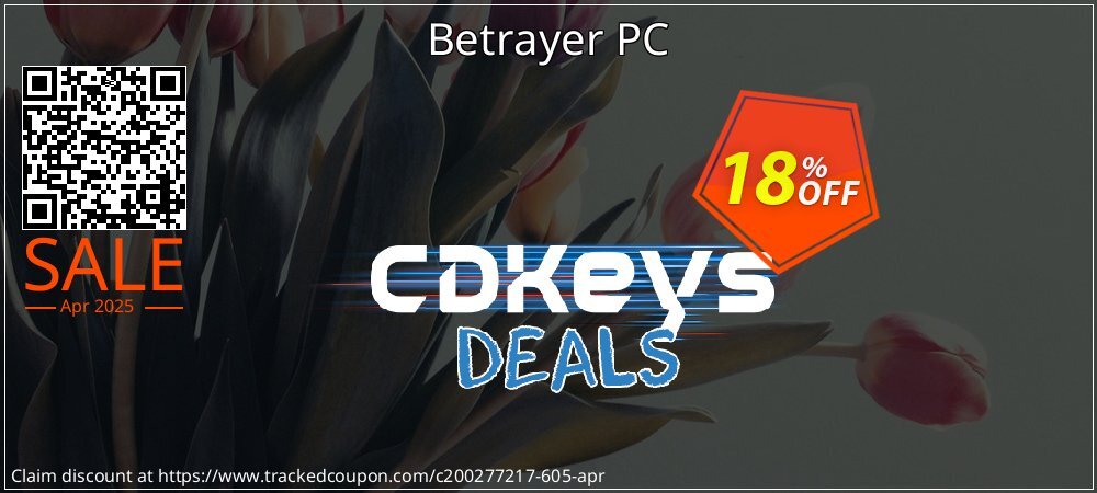 Betrayer PC coupon on National Walking Day offering sales