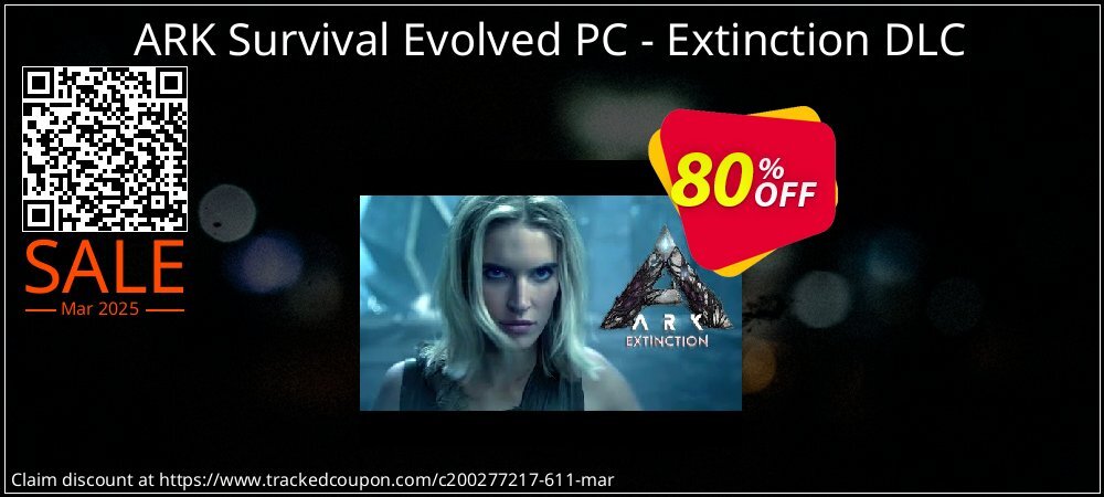 ARK Survival Evolved PC - Extinction DLC coupon on Palm Sunday deals