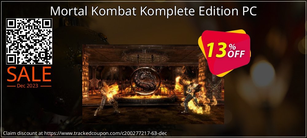 Mortal Kombat Komplete Edition PC coupon on Virtual Vacation Day offer