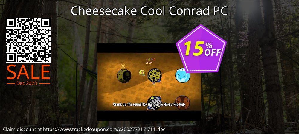 Cheesecake Cool Conrad PC coupon on Palm Sunday offer