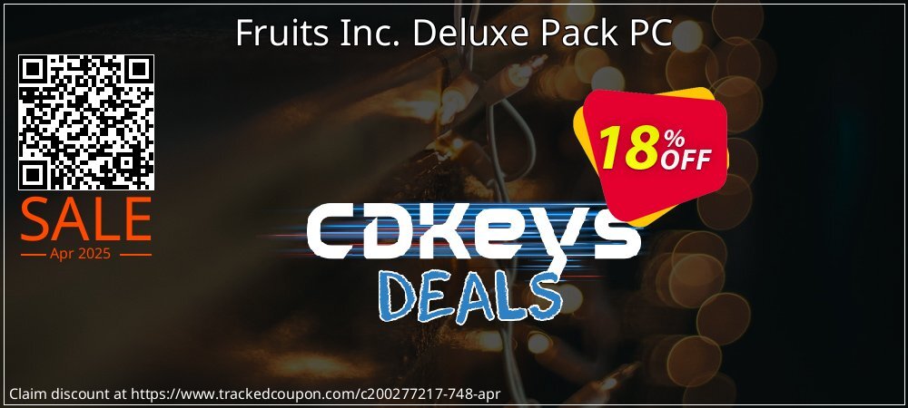 Fruits Inc. Deluxe Pack PC coupon on Easter Day offering discount