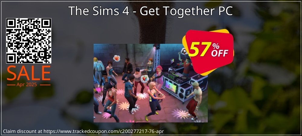 The Sims 4 - Get Together PC coupon on World Party Day discounts