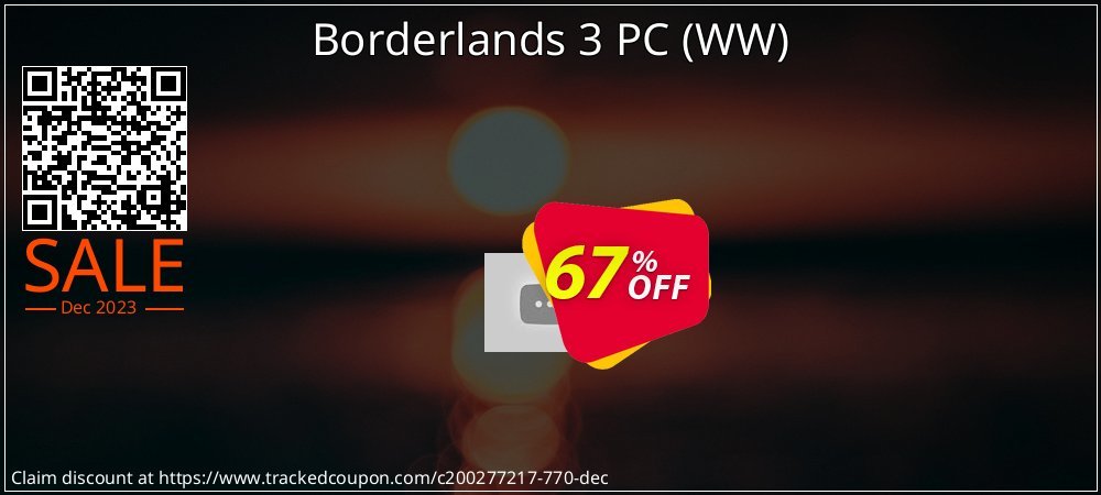 Borderlands 3 PC - WW  coupon on World Backup Day discounts
