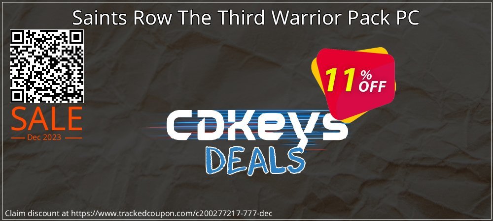 Saints Row The Third Warrior Pack PC coupon on Working Day discounts