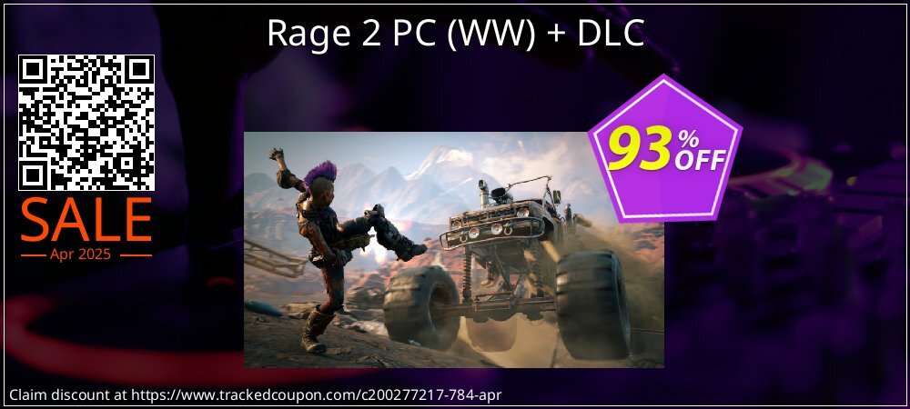 Rage 2 PC - WW + DLC coupon on April Fools' Day discount