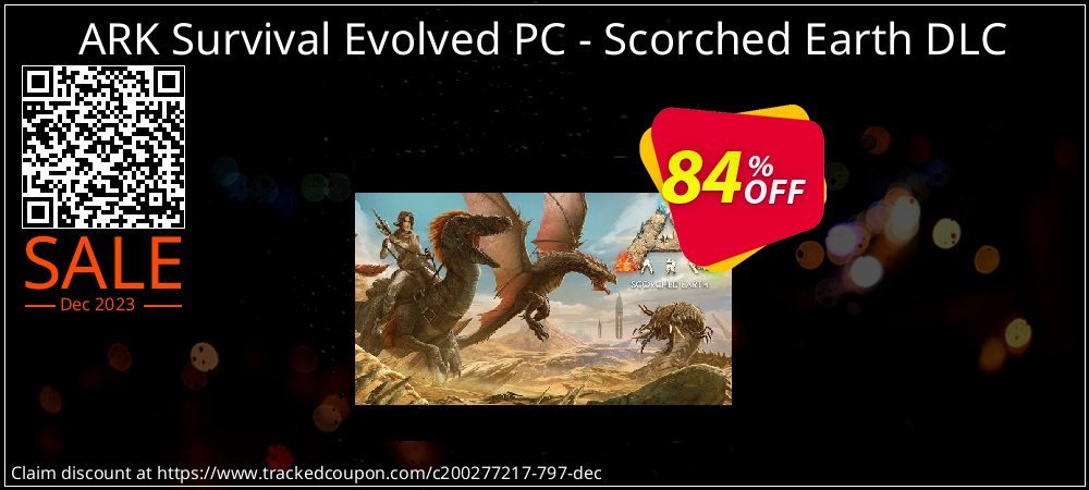 ARK Survival Evolved PC - Scorched Earth DLC coupon on April Fools' Day promotions