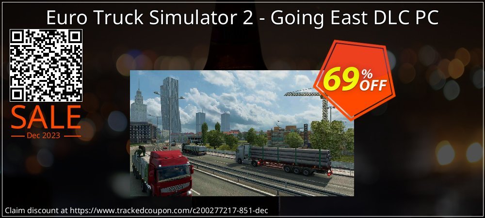 Euro Truck Simulator 2 - Going East DLC PC coupon on World Party Day promotions