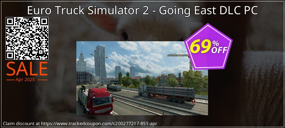 Euro Truck Simulator 2 - Going East DLC PC coupon on National Loyalty Day sales
