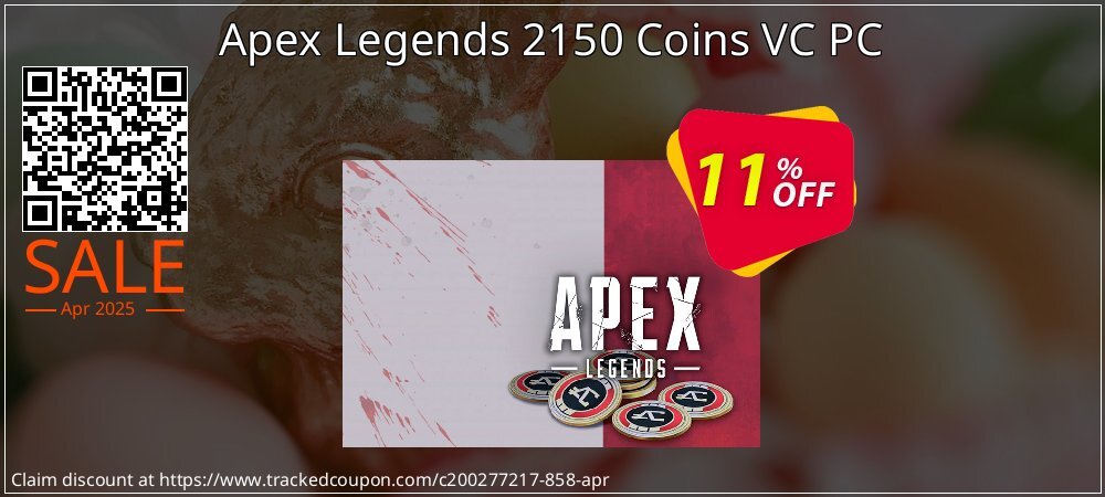 Apex Legends 2150 Coins VC PC coupon on Easter Day super sale