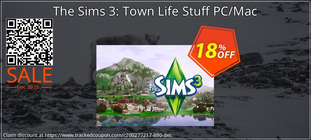 The Sims 3: Town Life Stuff PC/Mac coupon on National Walking Day offer