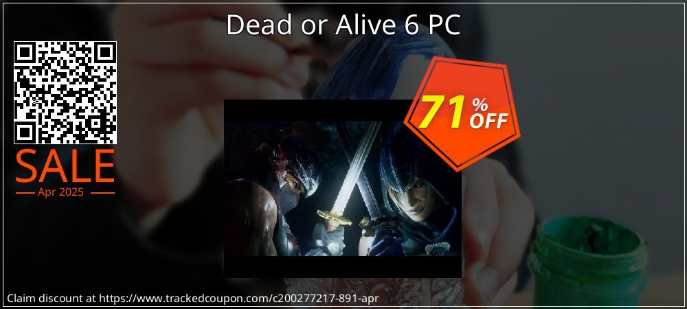 Dead or Alive 6 PC coupon on World Party Day discount