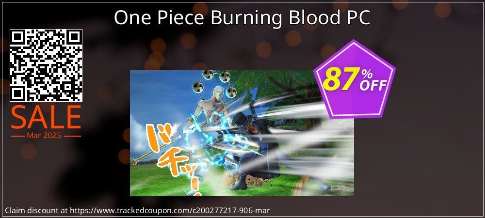 One Piece Burning Blood PC coupon on World Party Day sales