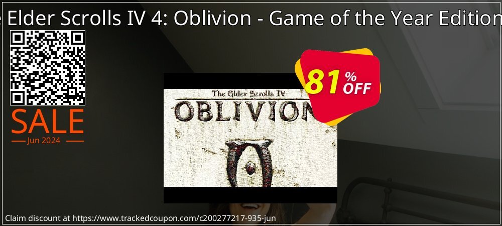 The Elder Scrolls IV 4: Oblivion - Game of the Year Edition PC coupon on Mother's Day discount