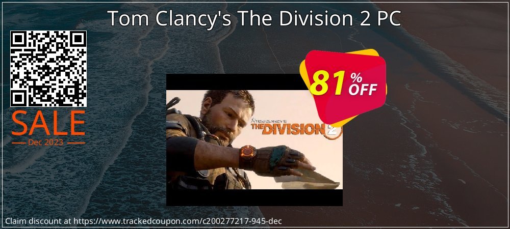 Tom Clancy's The Division 2 PC coupon on National Walking Day discount