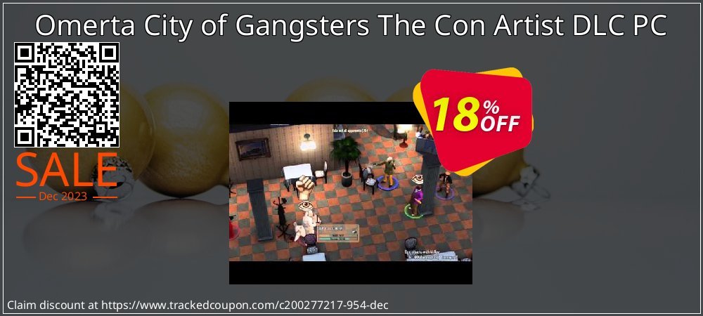 Omerta City of Gangsters The Con Artist DLC PC coupon on Tell a Lie Day discount