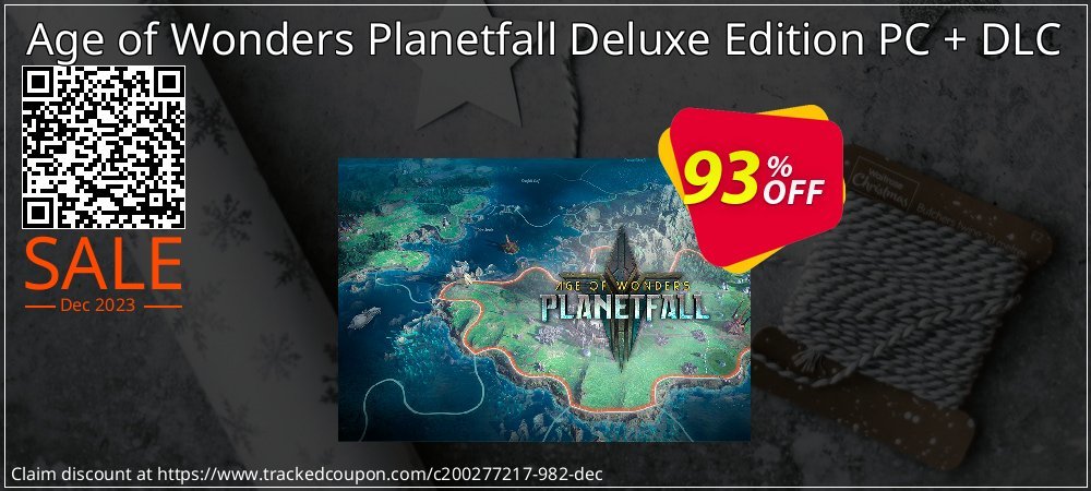 Age of Wonders Planetfall Deluxe Edition PC + DLC coupon on April Fools' Day offering discount