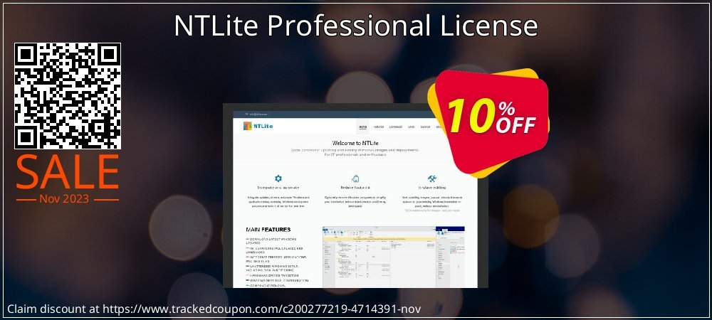 NTLite Professional License coupon on National Loyalty Day promotions