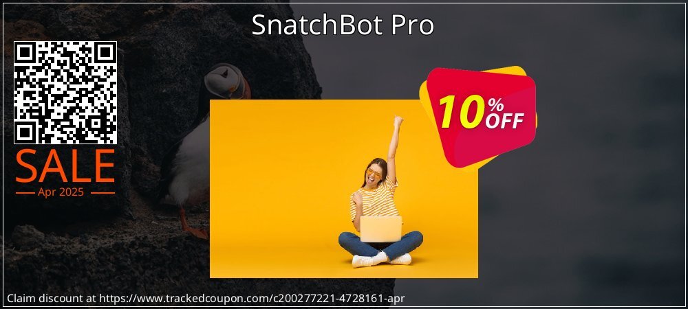 SnatchBot Pro coupon on World Party Day sales