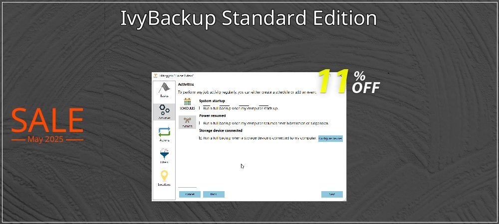 IvyBackup Standard Edition coupon on Working Day sales