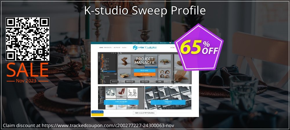 K-studio Sweep Profile coupon on Easter Day offering discount