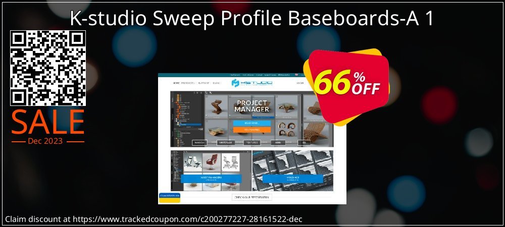 K-studio Sweep Profile Baseboards-A 1 coupon on April Fools' Day offering discount