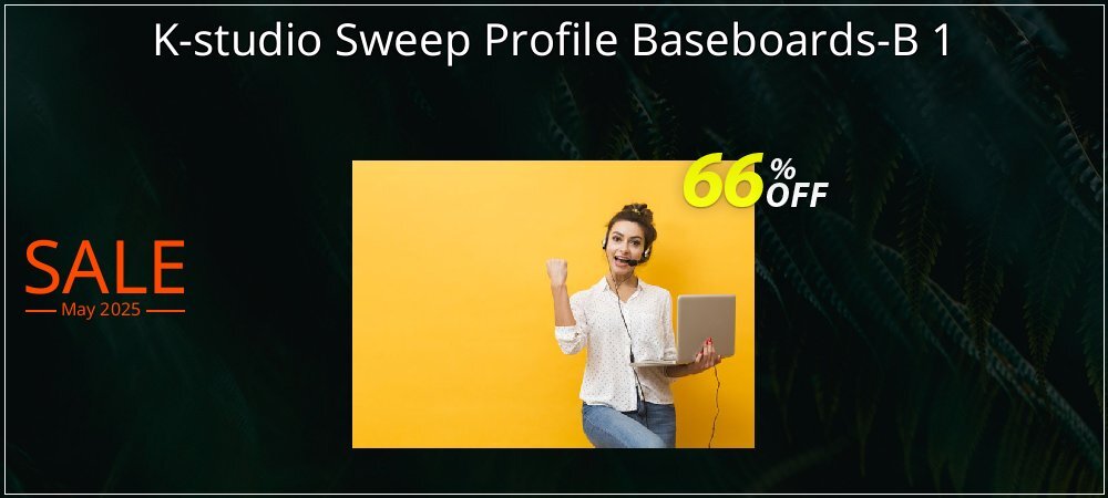 K-studio Sweep Profile Baseboards-B 1 coupon on National Loyalty Day offer
