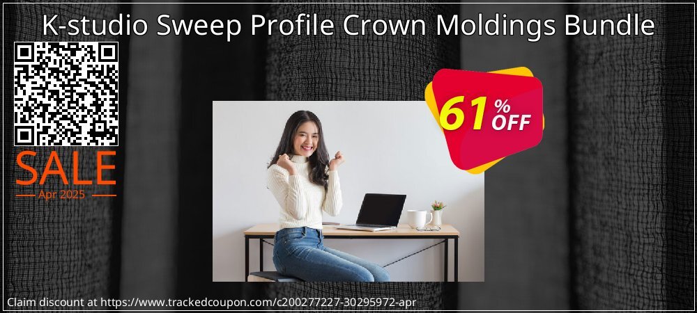 K-studio Sweep Profile Crown Moldings Bundle coupon on April Fools' Day offering sales