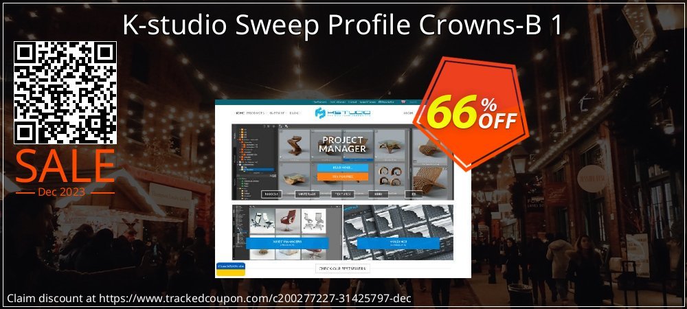 K-studio Sweep Profile Crowns-B 1 coupon on April Fools' Day super sale