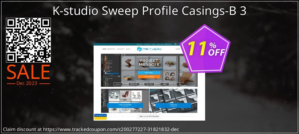 K-studio Sweep Profile Casings-B 3 coupon on April Fools Day offering discount