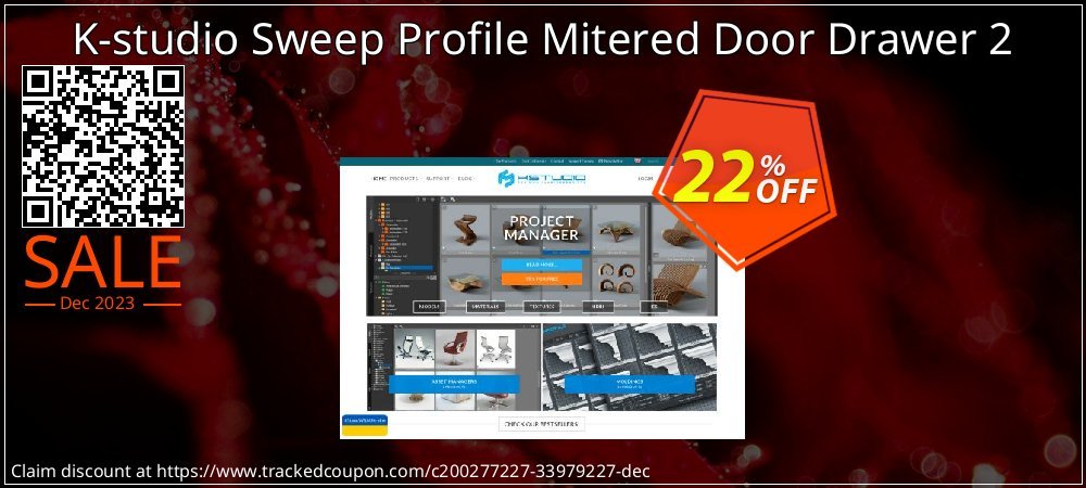 K-studio Sweep Profile Mitered Door Drawer 2 coupon on Working Day offer