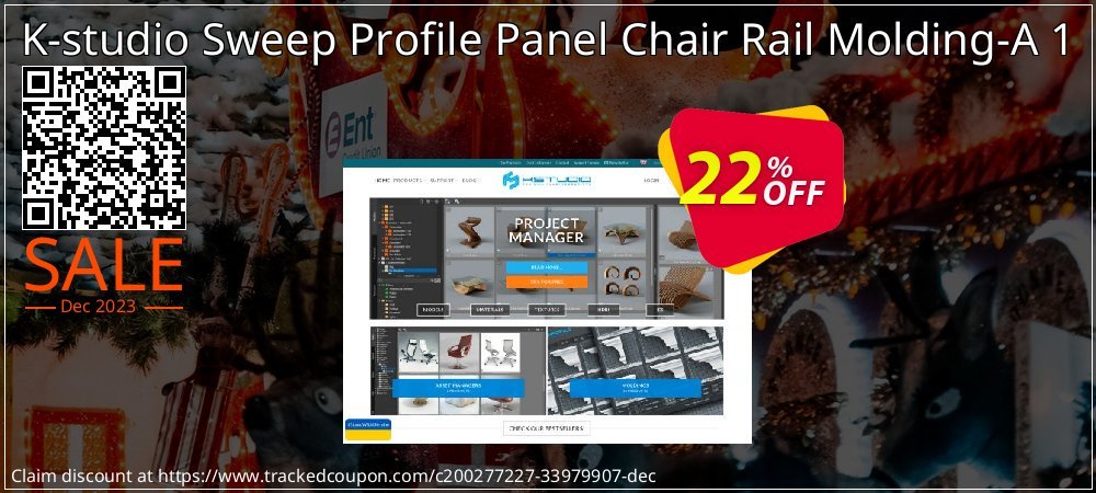 K-studio Sweep Profile Panel Chair Rail Molding-A 1 coupon on Working Day discounts