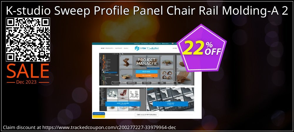 K-studio Sweep Profile Panel Chair Rail Molding-A 2 coupon on Tell a Lie Day sales