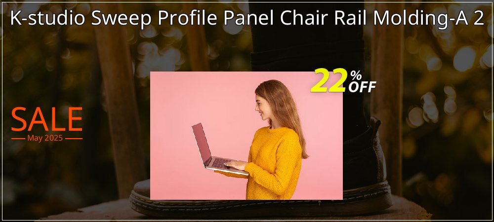 K-studio Sweep Profile Panel Chair Rail Molding-A 2 coupon on National Smile Day deals