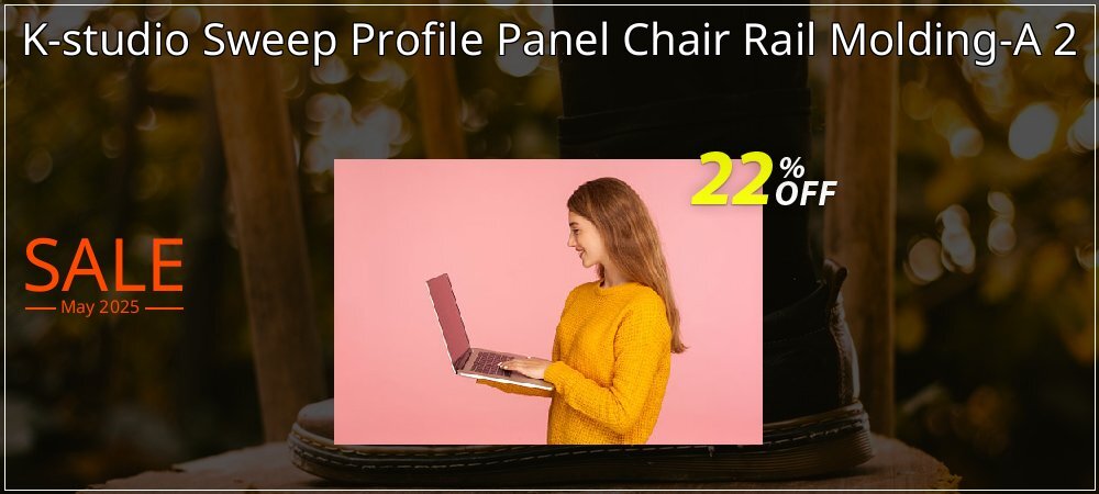 K-studio Sweep Profile Panel Chair Rail Molding-A 2 coupon on Tell a Lie Day sales