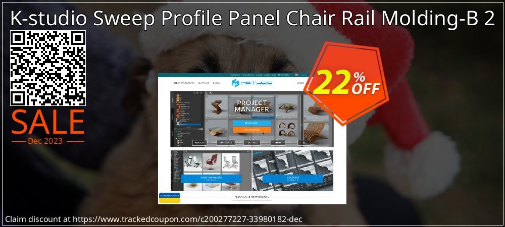 K-studio Sweep Profile Panel Chair Rail Molding-B 2 coupon on National Memo Day discount