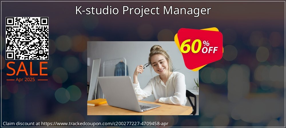 K-studio Project Manager coupon on Constitution Memorial Day super sale