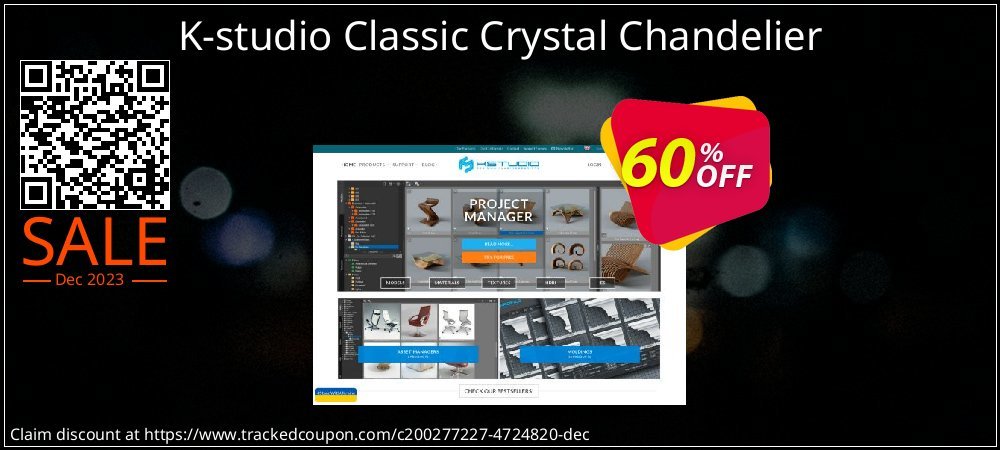 K-studio Classic Crystal Chandelier coupon on Mother Day offering sales