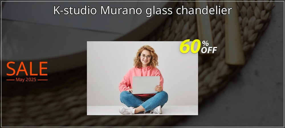 K-studio Murano glass chandelier coupon on April Fools' Day super sale