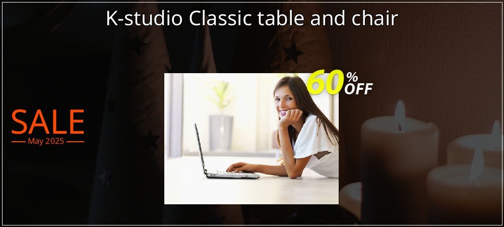 K-studio Classic table and chair coupon on April Fools' Day offer