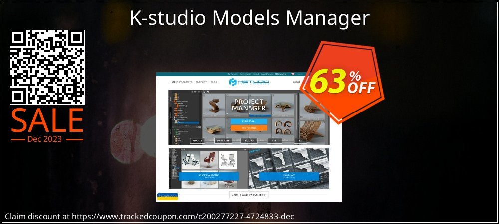 K-studio Models Manager coupon on National Pizza Party Day sales