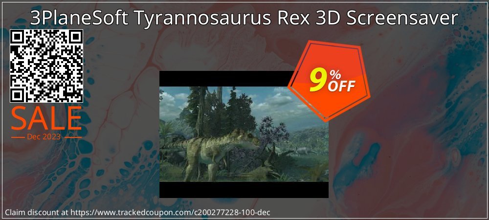 3PlaneSoft Tyrannosaurus Rex 3D Screensaver coupon on National Walking Day super sale
