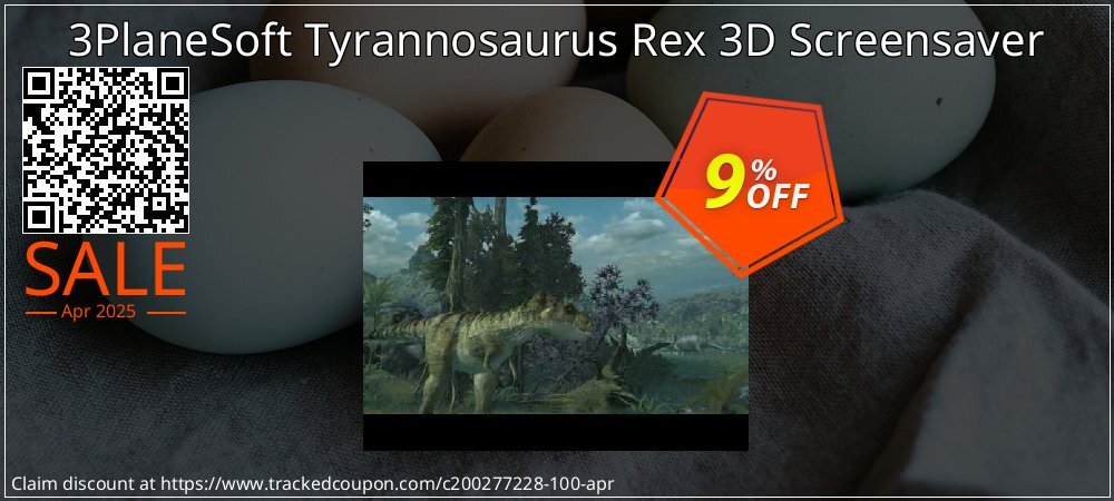 3PlaneSoft Tyrannosaurus Rex 3D Screensaver coupon on National Walking Day super sale