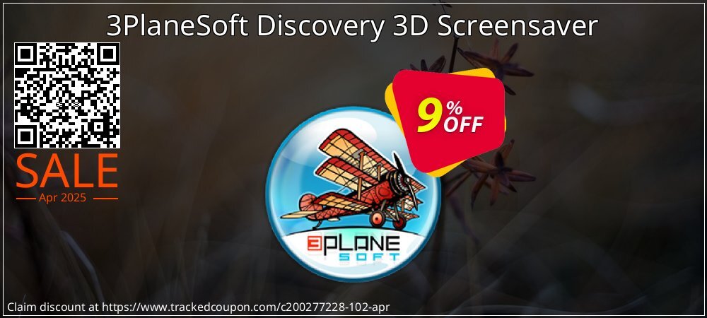 3PlaneSoft Discovery 3D Screensaver coupon on April Fools' Day promotions