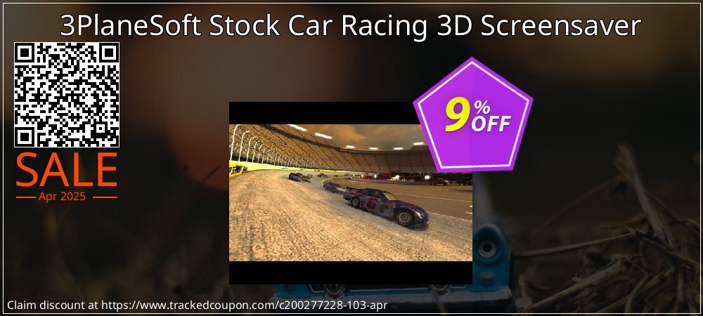 3PlaneSoft Stock Car Racing 3D Screensaver coupon on Easter Day sales