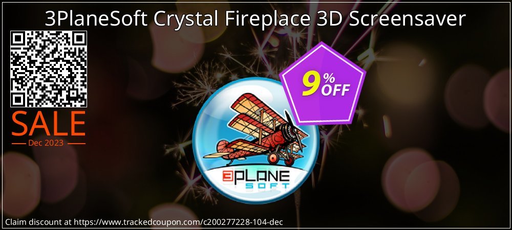 3PlaneSoft Crystal Fireplace 3D Screensaver coupon on World Password Day offer