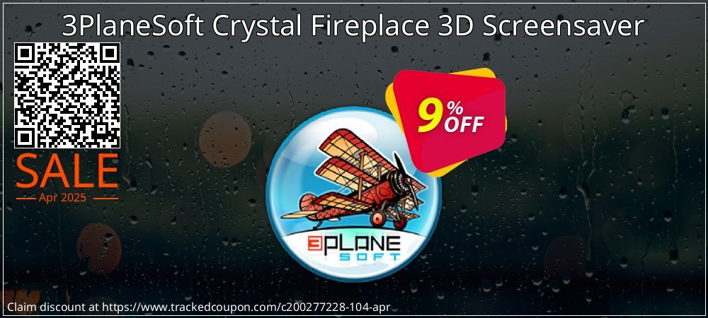 3PlaneSoft Crystal Fireplace 3D Screensaver coupon on World Password Day offer