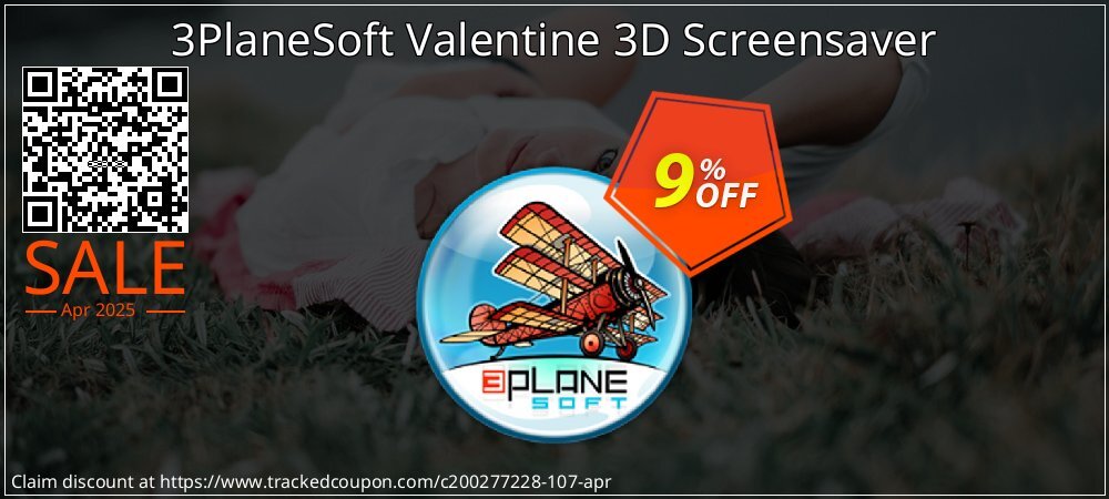 3PlaneSoft Valentine 3D Screensaver coupon on Working Day offering sales