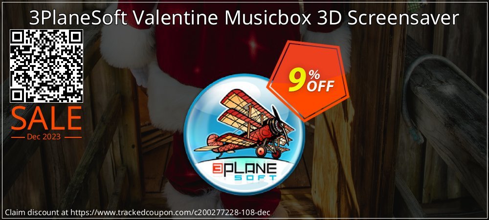 3PlaneSoft Valentine Musicbox 3D Screensaver coupon on Virtual Vacation Day offering discount
